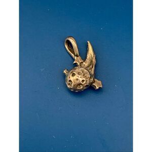 Comet and Star Sterling Silver Jewelry Charm #universe #space